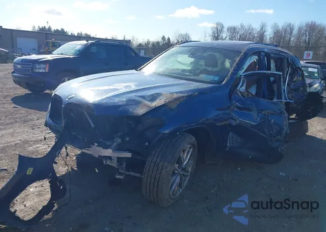 2019 BMW X3 xDrive30I z USA, uszkodzony, nr VIN 5UXTR9C53KLE16609